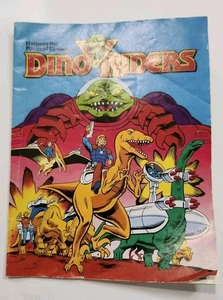 Mini cómic vintage 1987 Dino Riders Arnés El poder de los dinosaurios Inserto - Imagen 1 de 3