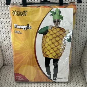 Geist Halloween Ananas Kostüm Erwachsene Einheitsgröße Essen Obst Swinger NEU - Bild 1 von 6