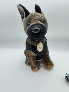Hero Industries K9 German Shepherd Huntington Beach Police Dog Plush California - Picture 1 of 14