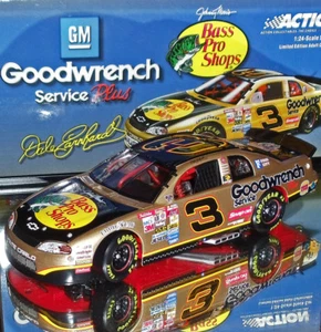 DALE EARNHARDT SR 1998 BASS PRO SHOPS CLEAR WINDOW BANK 1/24 ACTION DIECAST - Picture 1 of 3