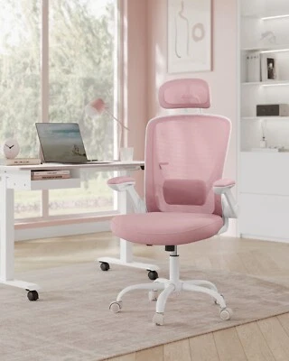 Bürostuhl ergonomisch Schreibtischstuhl Drehstuhl mit Mesh OBNDE047R01 - Bild 1 von 4