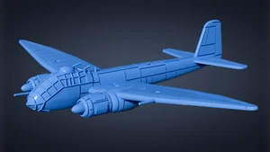 Junkers Ju-188 E-1 - WWII Battle Planes - 1/200 Scale - wargame3d - Picture 1 of 4