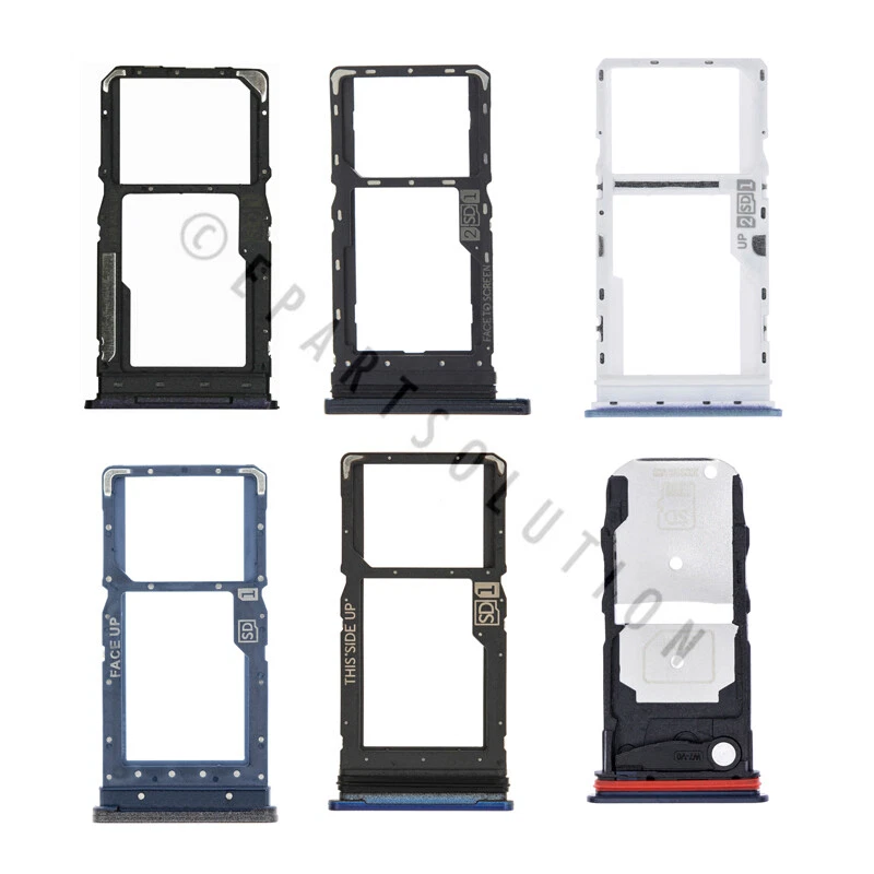 Motorola Moto E/Edge 5G/One 5G/G Play/G10/G8 Play/G Bandeja de tarjeta SIM pura Bandeja SIM  Foto 1 de 1