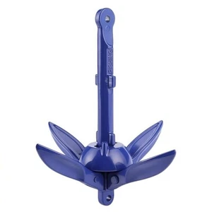Boat Portable Blue Folding Anchor Buoy Kit for Canoe Kayak Raft Sailboat 0.24kg - Picture 1 of 7