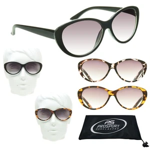 Cat Eye Womens Full Lens Tinted Reading Sunglass NO LINE Sun Reader Glasses - Picture 1 of 15