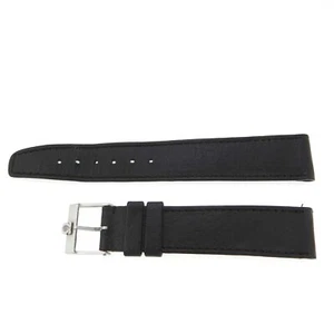 OMEGA VINTAGE NOS BLACK STRAP AND BUCKLE 100% GENUINE #5289 -BOX6 - Picture 1 of 12