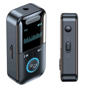 2025 Bluetooth Receiver Transmitter Wireless Audio Adapter MP3 Player 3.5mm Aux - Picture 1 of 16