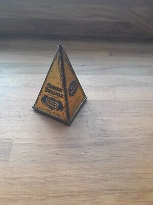 Vintage Golden Pyramid    Gramophone Needles Tin  With  Some Needles • 18.14€