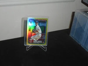 2024 TOPPS SERIES 1 JORDAN BALAZOVIC SP YELLOW FOIL ROOKIE CARD NICE!!! - Picture 1 of 1