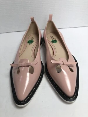 Zapato MARC JACOBS The Mouse Puntera Puntuada Piel de becerro Cuero Plano Talla 6.5 Foto 1 de 4