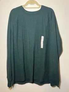 Suéter Good Fellow & CO NUEVO CON ETIQUETAS Para hombres Verde Cuello Redondo Manga Larga Algodón Talla XXL - Imagen 1 de 4