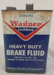 Vintage Wagner Lockheed Bremsflüssigkeit 21-B 1 Gallone Dose/Dose St. Louis MO USA leer - Bild 1 von 19
