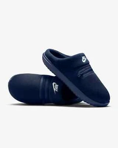 New Nike Burrow Slides Slippers Shoes - Midnight Navy (FZ7941-400) - Picture 1 of 6