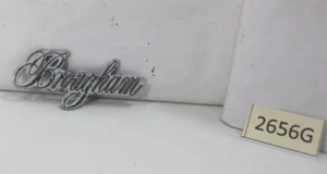 1986-1989 CADILLAC BROUGHAM QUARTER PANEL EMBLEM CHROME SCRIPT - Picture 1 of 6