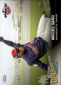 2018 Topps Opening Day Miguel Sano #BOD-MS Before Opening Day Twins 10E - Picture 1 of 2