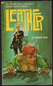 Leder Andrew Shaw Vintage Sleaze Lesbian Bonfils GGA Zellstoff Taschenbuch gut - Bild 1 von 1
