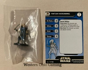 Star Wars Miniatures Twi'lek Scoundrel #59/60 NEW NIB SWM Rebel Storm - Picture 1 of 1