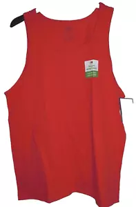 Mens size Medium 38-40 Red Fruit of the Loom Tank Top 100% Cotton - Picture 1 of 2