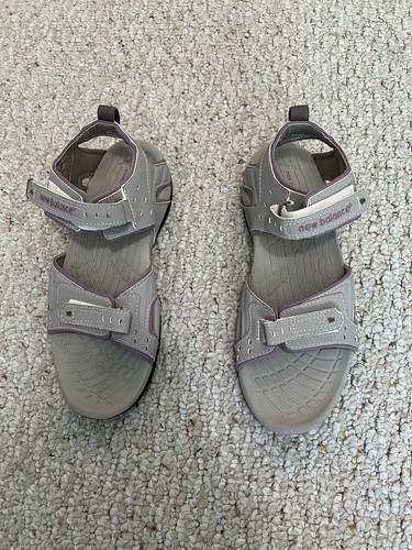 Sandali New Balance donna 9 grigio rosa cinturino escursionismo sport casual in pelle