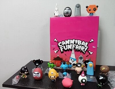 Kidrobot 3" Tado Cannibal FunFair Set Of 16 Figures Including Chases - Image 1 of 4