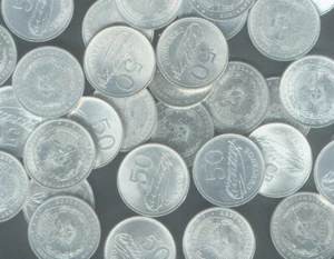 WHOLESALE - 100 MOZAMBIQUE 50 CENTAVOS XYLOPHONE KM # 98 UNC of 1982 LAST YEAR - Picture 1 of 1