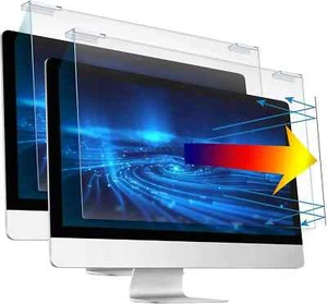 Blue Light Screen Protector for 23 23.6 23.8 24 Inch Diagonal LED PC Monitor - Picture 1 of 6