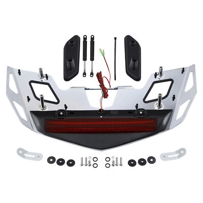 Trunk Luggage Rack LED Brake Light Red Lens Fit For Honda Goldwing 1800 21-2025 — 第 1/4 张图片