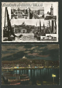 Marseille 2 cartes postales années 60/70 Notre Dame de la Garde /TR835 - Bild 1 von 1
