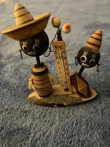 Japanese Kokeshi Vintage African/Caribbean Thermometer. - Picture 1 of 4