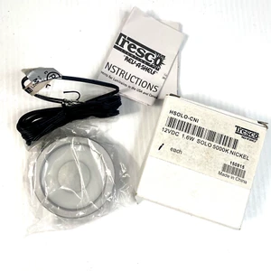 Tresco HSOLOCNI LED under Cabniet Puck Light 12VDC 1.6W Solo 5000K Nickel White - Picture 1 of 11