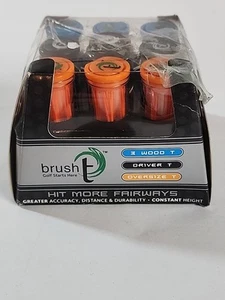 Brush-T Golf Tees 9 Pack Woods Irons Fairway 2 2.2 2.4 - Picture 1 of 6