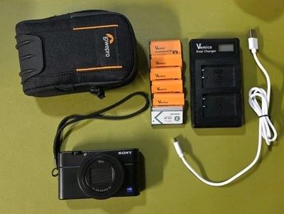 SONY DSC-RX100M7 VII COMPACT DIGITAL CAMERA | 20.1MP | BUNDLE 6 BATT. & LOWEPRO  - Image 1 of 4