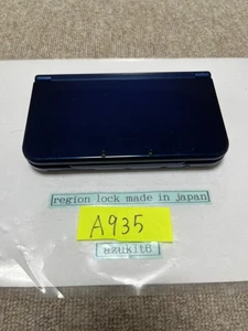 New 3DS LL XL Metalic Blau Japan Nintendo Konsole Region Japanese A935 - Bild 1 von 19