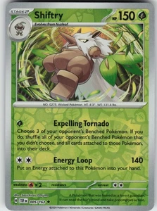 Reverse Holo Shiftry 005/162 Uncommon SV05: Temporal Forces NM - Picture 1 of 1