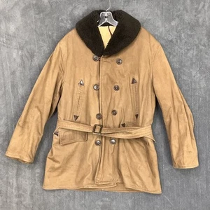 VTG 40s Hercules Jacket Men’s 46 Sheepskin Lined Collar Barnstormer Canadienne - Picture 1 of 24