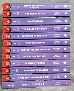 Lot of 12 LARGE PRINT Books Harlequin Intrigue /Suspense Books 2024-2025 RW-6 - Picture 1 of 6