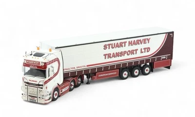 Camión fundido a presión Tekno 1:50 Stuart Harvey Transport Scania Next Gen serie S Highlin Foto 1 de 4