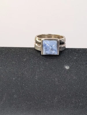 Vintage 925 Silpada Sodalite Ring Size 8 - Image 1 of 4