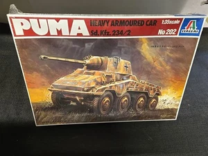 Italeri Puma Heavy Armoured Car 1/35 Scale Model Kit Old Stock/Sealed 1994 - Picture 1 of 9