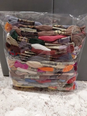 Lot of 100+ Skeins DMC Embroidery Floss Thread Cotton  There are Duplicates - Image 1 of 4