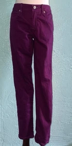GAP Denim Raspberry Jeans Denim Big Kid Girls 14 Stretch Super Skinny - Picture 1 of 4