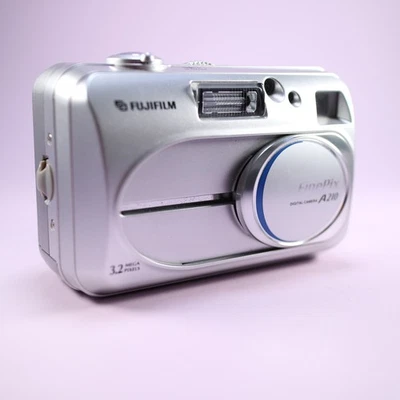 Fujifilm Digital Camera FinePix A210 3.2MP Silver Tested - Image 1 of 4