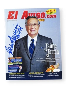 Jaime Jarrin Signed Autographed Magazine El Aviso "HOF 98" JSA CB83056 - Picture 1 of 4