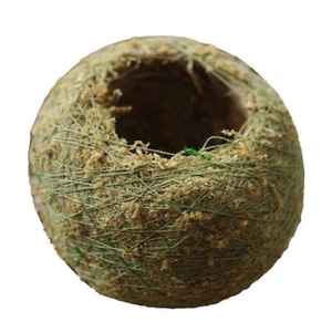 Moss Ball Planter Pot For Orchid Bonsai Small Plant Basket Garden Decoration - Picture 1 of 12