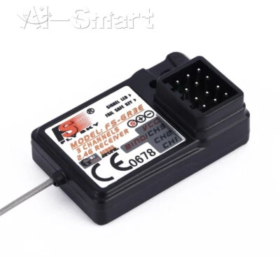 Flysky FS-GR3E Upgrade 3-Kanal 2,4Ghz Empfänger GT3B, GR3C für RC Auto LKW Boot - Bild 1 von 4