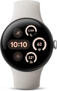 Google Pixel Watch 3 - 41mm LTE - Silver with Porcelain New Original Package - Picture 1 of 1