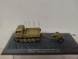 STEYR RSO + PAK 40 ANTI TANK GUN 2.PzDiv 1944 WW 2 1:72 ALTAYA IXO - Imagen 1 de 3