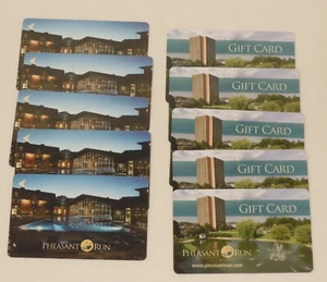 20 Souvenir Pheasant Run Resort Room Key Card & Gift Card Lot - Picture 1 of 5