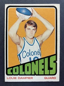 1972-73 Topps #198 Louie Dampier (Kentucky Colonels) HOF! UK WILDCATS! - Picture 1 of 2