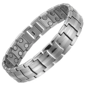 Pulsera Magnética PURO TITANIO 3500 Gauss Fuerte Potente Artritis  - Imagen 1 de 3